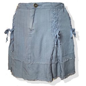 Baby Blue Flirty Mini Skirt  by Da-Nang Medium